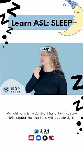 SLEEP in ASL | Sign Tribe Academy | Dr. Luanne Sailors