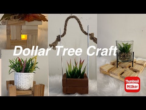 🎄How to make Beautifuland Simple diy using Dollar Tree Items |Unique TumblingTower Blocks Craft Idea