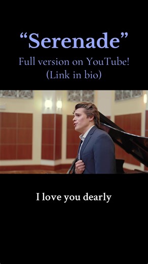 “Serenade” Words: RMY Music: F. Schubert Tenor: Tristan Tournaud Piano: Michael Banwarth #neoclassical #schubert #serenade #romantic