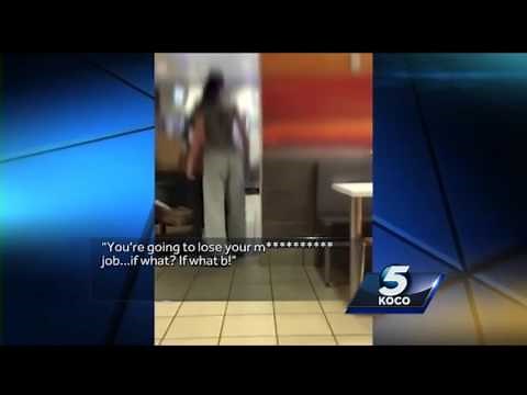 Fight between employee, customer at southwest OKC McDonald's caught on camera