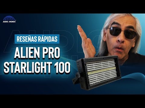 LUMINARIO LED RGB Alien Pro STARLIGHT 100 🌈 ¡Luz, COLOR y ESTROBO en uno!