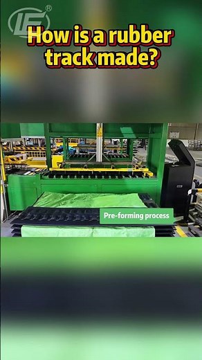 How Rubber Tracks Are Made | Excavator Undercarriage Parts Manufacturing Process #excavatorfun