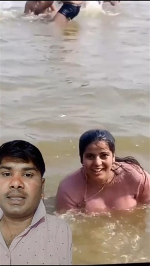 Ganga River Open Bath | Powerful Hindu Holy Bath Ritual💐 #ganga #shortvideo #shorts