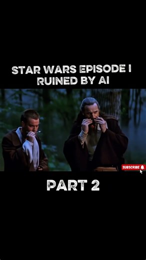 Star Wars Episod 1 ruined by AI part 2 🤣😂 #starwars #funny #ai #movie #starwarsfan