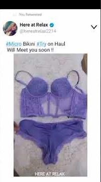 Micro Bikini Try on Haul Swimsuit bikini 2023 Women's Clothing Swimsuit High Waist Bikinis
