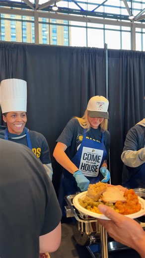 353K views · 9.3K reactions | “I’m not taking no for an answer.” 﫶 Sydney Colson made sure everyone tried some of the cranberry sauce at last night’s annual Aaron Nesmith Come To Our House Dinner presented by US Foods and the Pacers Foundation. | Indiana Fever | Facebook