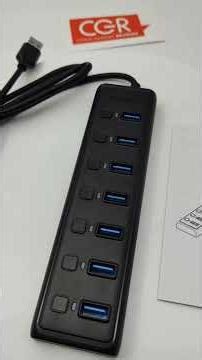 BENFEI USB 3.0 Hub 7-Port Ultra-Slim Portable USB Splitter with Cable - Product Showcase #shortvideo
