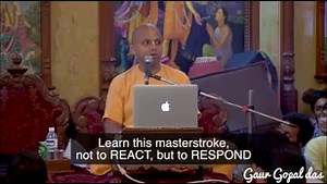 6.9M views · 77K reactions | REACT or RESPOND by Gaur Gopal Das For more videos please subscribe to our YouTube channel: https://www.youtube.com/channel/UCz22l7kbce-uFJAoaZqxD1A | Gaur Gopal Das | Facebook