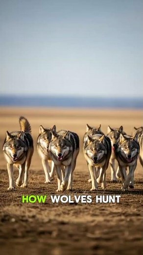 How Wolves Hunt in Coordinated Packs