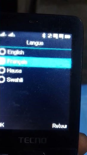 comment changer la langue sur un téléphone portable