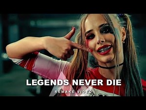 Eminem, Linkin Park, Alan Walker & Against The Current - Legends Never Die (Remix Lyrics Video)