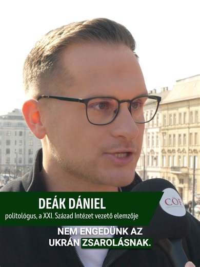Deák Dániel: Nem engedünk az ukrán zsarolásnak! #CÖF #CÖKA #foryou #for #neked #nekedbelegyen #magyar #magyartiktok #hungary #magyarok #békemenet #Politika #választás #fidesz