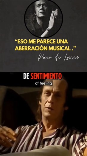 Issac García | Análisis de guitarra clásica on Instagram: "🎸🔥¿Qué opinaba Paco de Lucia de los guitarristas clásicos? 🎸🔥 What did Paco de Lucía think about classical guitarists? #guitarraclasica #classicalguitar #flamenco"
