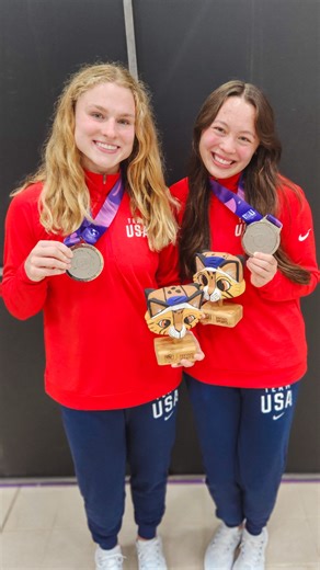 Go inside one of Sophie Verzyl’s medal-winning days at ASU 2025 🤳 | USA Diving