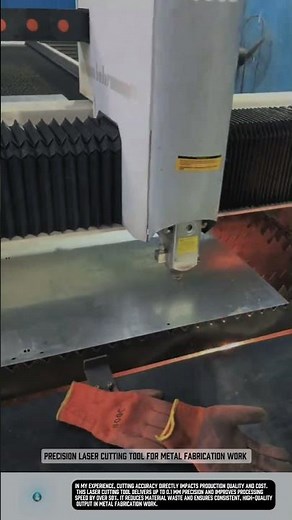 Precision laser cutting tool for metal fabrication work #tools