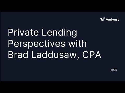 Private Lending Perspectives with Brad Laddusaw, CPA