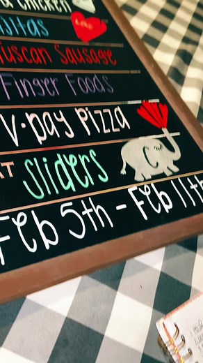 Creative Chalkboard Menu Design for This Week | ASMR Sounds
