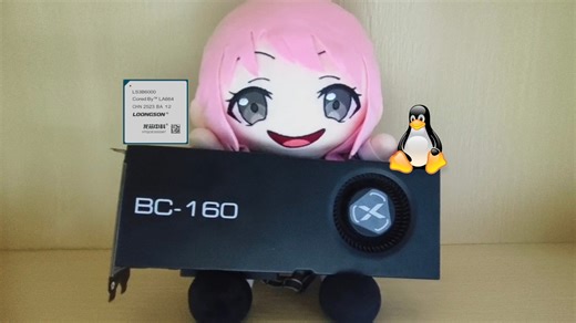 [全网首发]BC160 龙芯3b6000的Linux折腾记录 LLM、ComfyUI、Blender、游戏实测