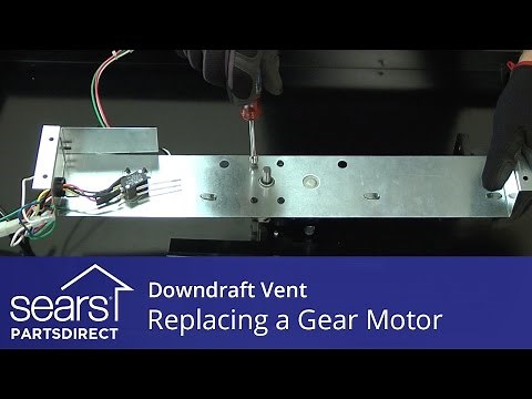 Replacing the Gear Motor in a Downdraft Vent