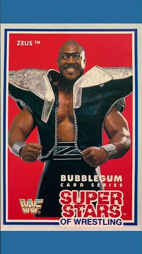 Zeus - Super Stars of Wrestling Series Three Card 02 of 20 (#shorts #wrestling #wwf #viral)