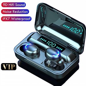 [Hot Item] F9-5 Tws Wireless True Stereo LED Display Power Bank Earbuds