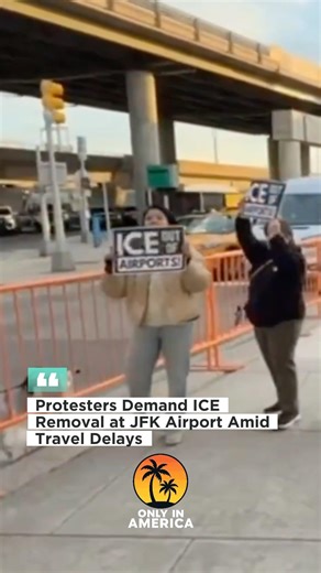 Protesters Demand ICE Removal at JFK Airport Amid Travel Delays