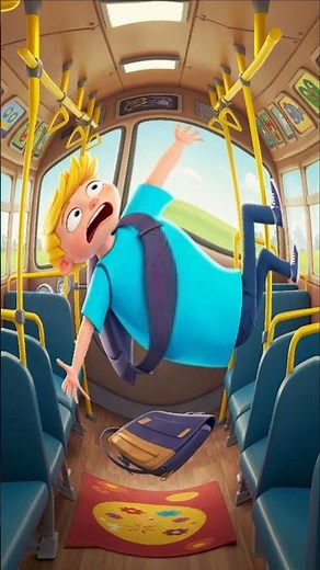 Why Do We Fall FORWARD on a Braking Bus? 🚌💥 | Physics in Motion #physicsexplained #funsciencefacts