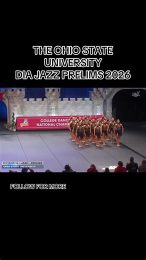 OHIO STATE JAZZ DIA PRELIMS 2026 NATIONALS I DO NOT OWN THE MUSIC #ohiostatedanceteam #ohiostate #udanationals #dance #jazz