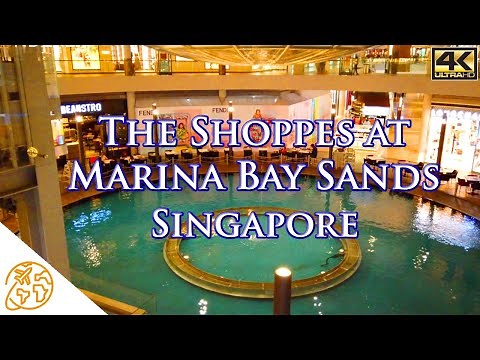The Shoppes At Marina Bay Sands Singapore 4k Shopping Mall Tour
