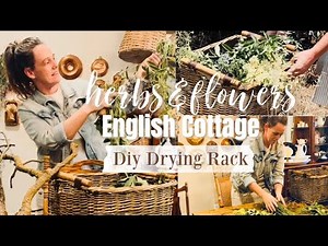 “English Cottage” Herb/Flower Drying Rack
