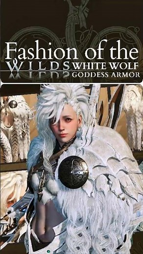 Monster Hunter Wilds | Fashion of the Wilds - White Wolf Goddess Armor #mhwilds #fashionhunter