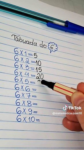 Tabuada do 6: Aprenda Matemática de Forma Divertida