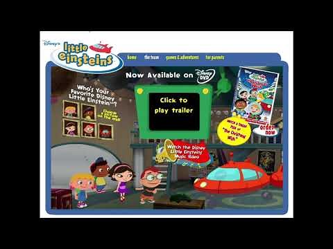 Disney.go.com Little Einsteins flash website
