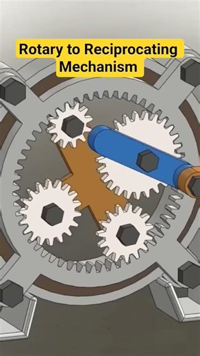 Rotary to reciprocating mechanism