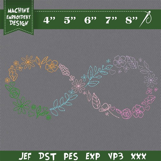 Embroidery Design File: Autism Awareness Embroidery, Autism, Autism File, Autism Infinity Symbol, Autism Month, Autism Parents, Be Kind File - Etsy