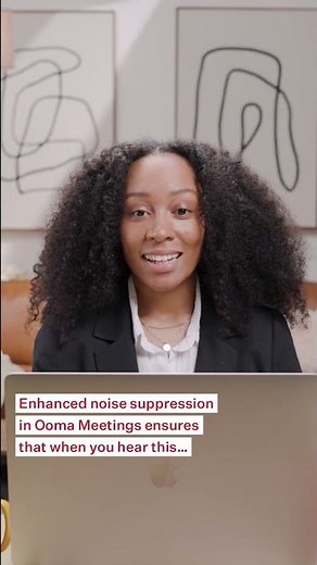 Noise Suppression with Ooma Meetings