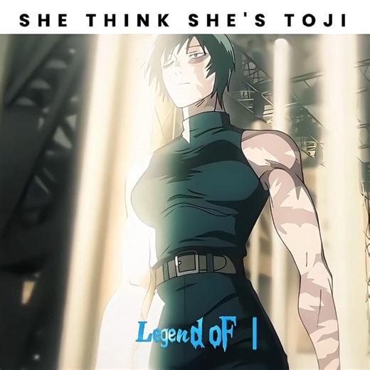 She Thinks She's Toji 😭💀 || Jujutsu kaisen season 3 || TIKI TIKI SLOWED #toji #maki #jjks3 #edit