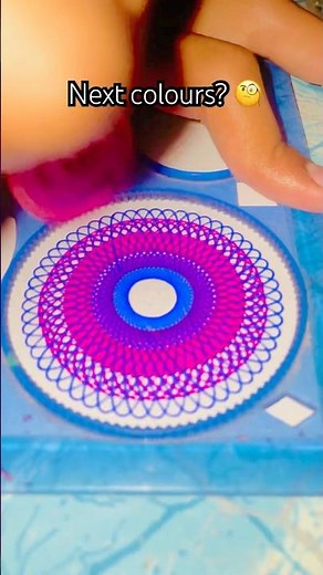 Nebula Flame Spirograph | Intense ASMR Drawing with Galactic Fire Colors 🔥🌀