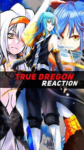 After Rimuru Evolution All True Dragon's Reaction 🤔 #anime #rimurutempest #animeshorts