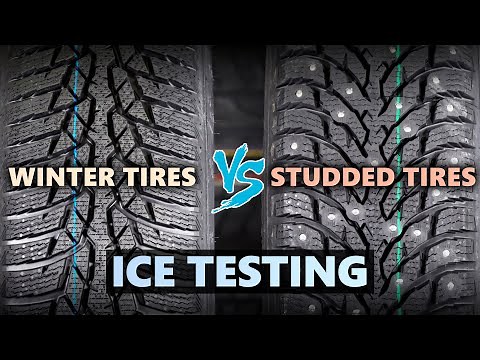 Winter Tires VS Studded Tires ❄ What's better on ICE?