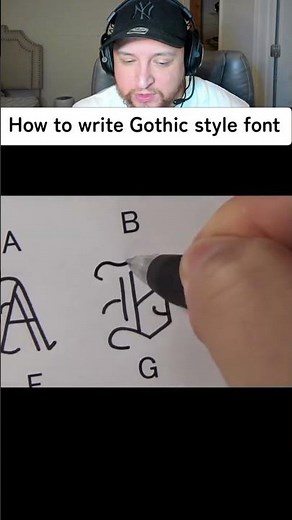HOW TO WRITE GOTHIC FONT ✍️