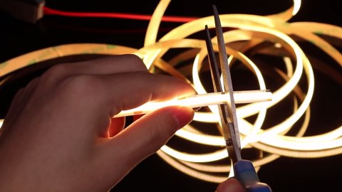 TOPAI 12V COB LED Strip Light 3000K Warm White Waterproof IP65 480LEDs/M Super Bright 4000Lm CRI>90 16.4ft/5M Dotless High Density Cuttable Flexible for Cabinet Home DIY Lighting Projects