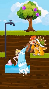 2.3M views · 16K reactions | Princess Peach Mermaid Punishment for Mario! An Epic Showdown! #tiktok #shorts | Gaming Himel | Facebook