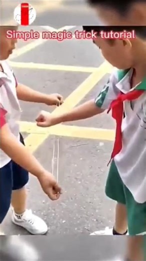 Viral Rope Magic Trick 😱🤔, Magic Tutorial, Easy Simple Magic Tricks #shorts #magic #tutorial