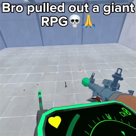 Bro pulled a giant rpg💀🙏