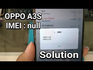 OPPO A3S IMEI null, no baseband, no network, fixed by downgrade version and write QCN file.