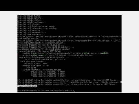 Praktik 4: Menerapkan konfigurasi dan pengujian layanan WEB server