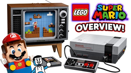 Nintendo Entertainment System (71374) LEGO Super Mario set overview