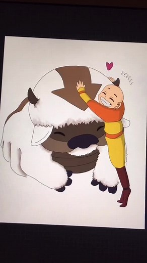 when aang and appa met 🥺#atla #avatar #avatarthelastairbender #aang #appa #fyp #fypシ