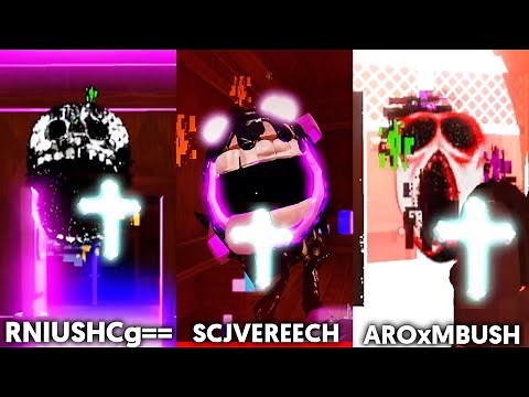 All Glitch Fragment Entities - Using Crucifix - Roblox Doors Content Update